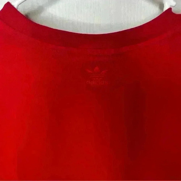 Adidas Human Race Shirt Sleeve Tshirt Men Medium Red Pharrell Williams - Picture 3 of 6